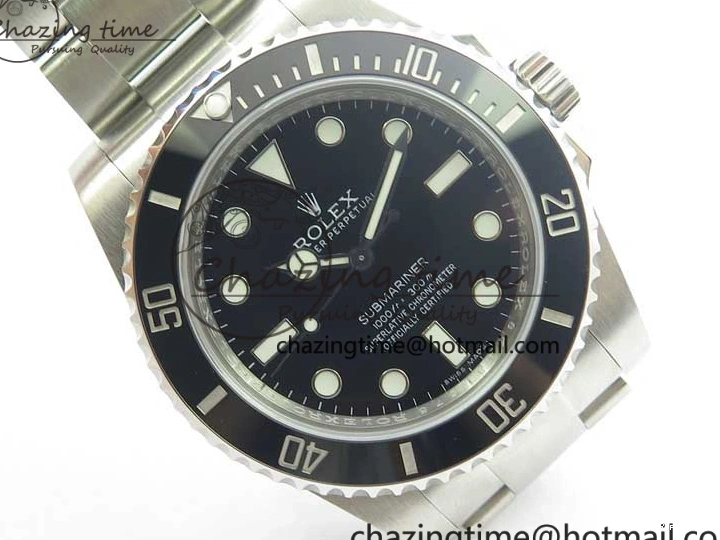 1230 GoodFit Submariner 114060 No Date Black Ceramic Noob 1:1 Best Edition 904L SS Case and Bracelet SA3130 V 3071